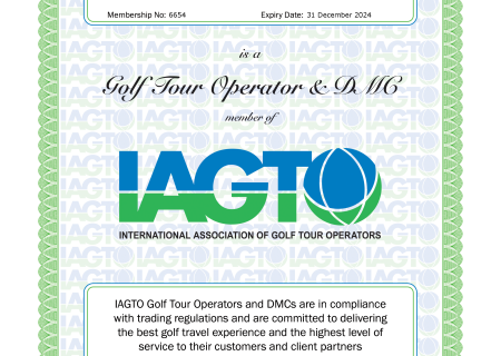 IAGT Certificate